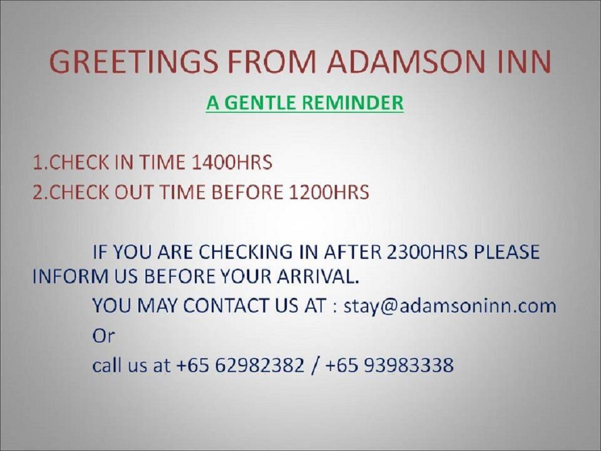 Adamson Inn Сингапур Экстерьер фото